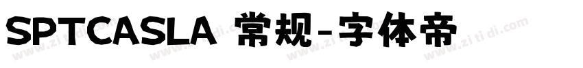 SPTCASLA 常规字体转换
